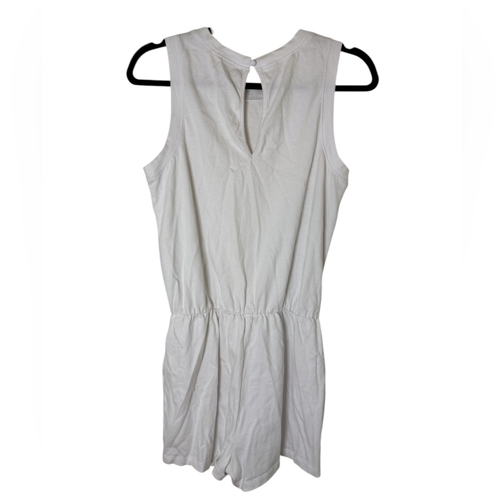 Z Supply Classic White Tank Romper - Picture 3 of 4